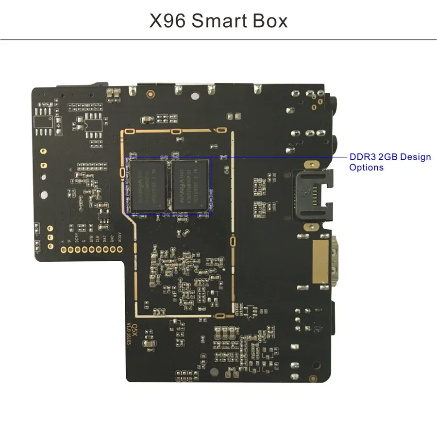 3 шт. X96 Androird tv box 2G/16G 1G/8G Amlogic S905X четырехъядерный Android 6,0 ТВ-приемник с WiFi HD Marshmallow медиаплеер телеприставка