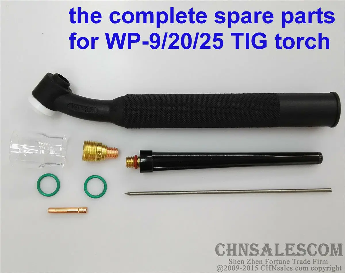 CHNsalescom 15 шт. TIG Сварочная горелка газа линзы#12 сукняные шорты комплект чашек для WP-9/20/25 серия 1/16"