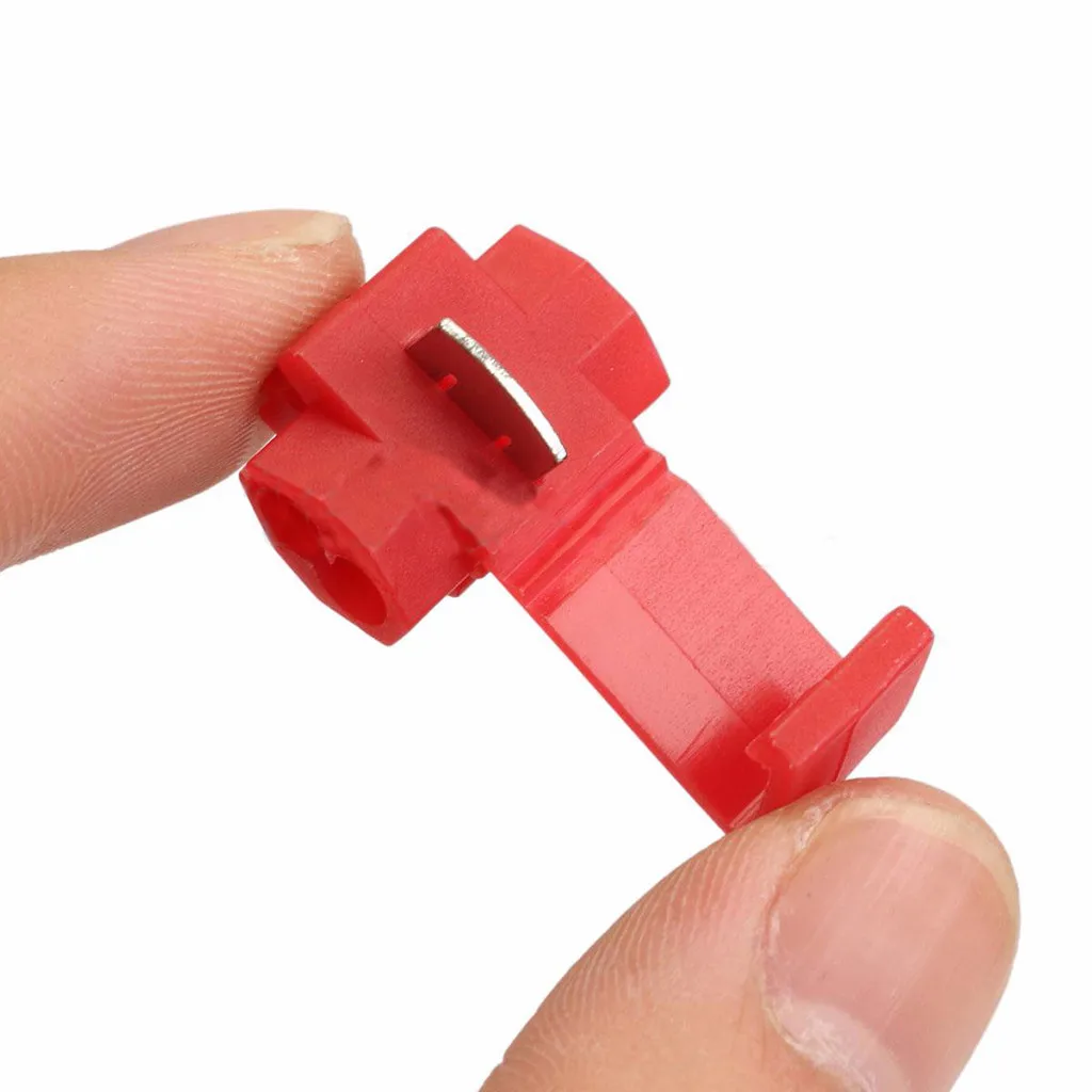 Wiring clip 20Pcs Lock Wire Electrical Cable Connector Quick Splice Terminals Crimp For Car