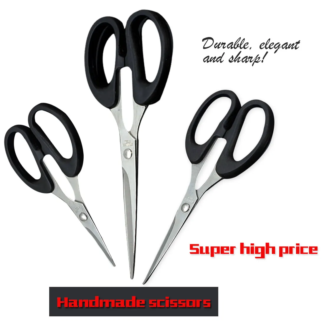 

Durable Sharp Shears Students DIY Scissors Tool Stainless Steel Household Scissors Office Paper-cut Kitchen Scissors