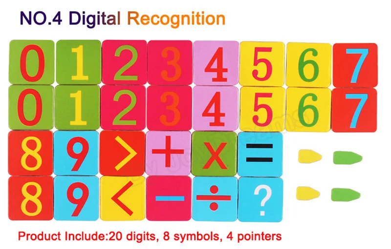 Детская математическая игрушка! деревянная палка Магнитная Математика головоломка обучающий номер игрушки рассчитать игра обучение подсчет детские подарки