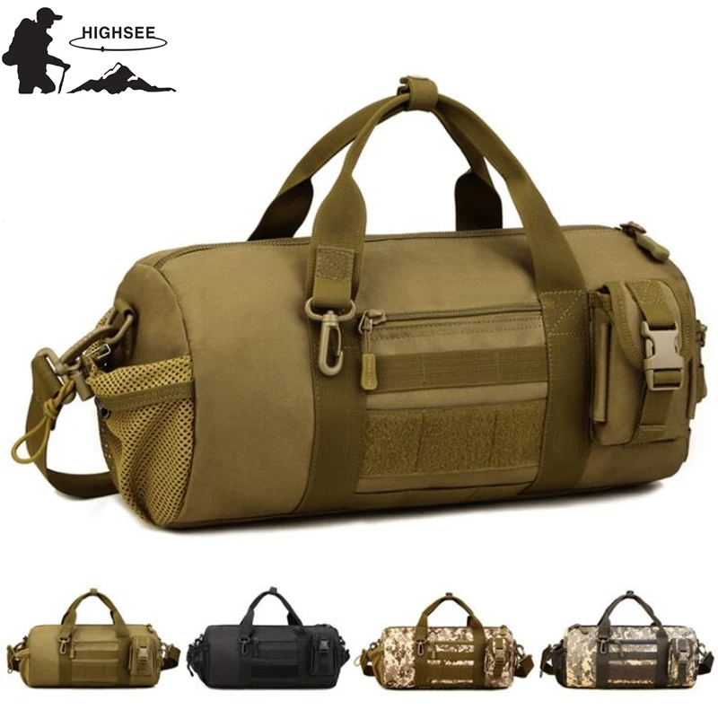 

HIGHSEE Military Tactical handbag Shoulder Large Capacity Outdoor Travel Bag Military Tactical Travel Hiking Backpacks Camping