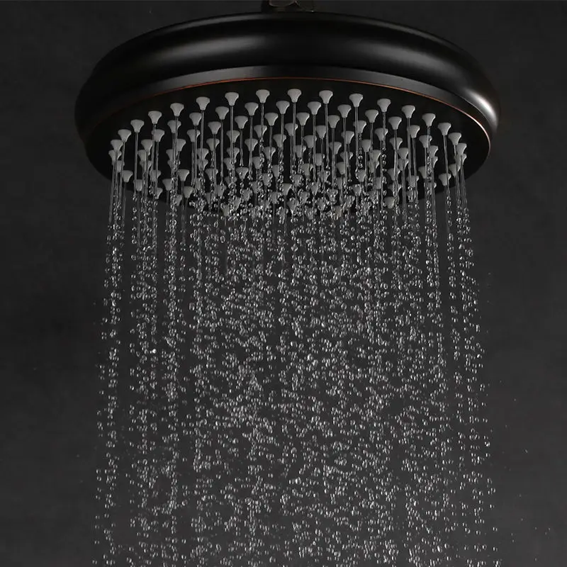 Us 126 13 40 Off New 8 Inch High Pressure Oil Rubbed Bronze Br Copper Round Rain Shower Head Bathroom Top Sprayer Kit Set In Us 126 13 40 Off New 8 Inch High Pressure Oil Rubbed Bronze Br Copper Round Rain Shower Head Bathroom Top Sprayer Kit Set In