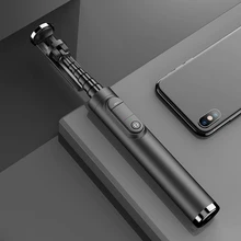 3 в 1 вращающийся мини селфи-палка Bluetooth держатель телефона, пульта дистанционного управления со штативом селфи-палки для iPhone 8X7 6s Plus