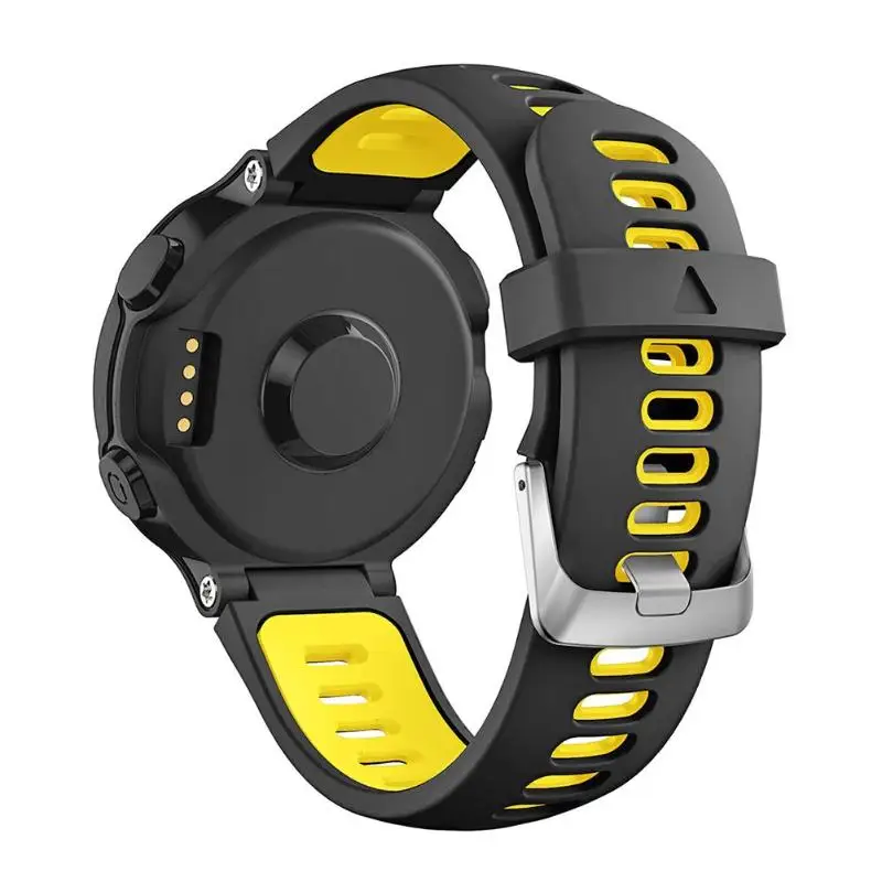 Сменный мягкий силиконовый ремешок Vampower регулируемый для часов Garmin Forerunner 735XT 620