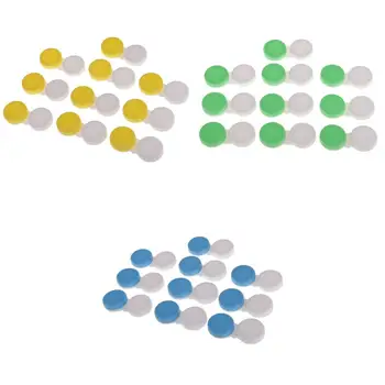 

30 Pieces Mini Contact Lens Box Travel Lenses Soaking Case Organizers