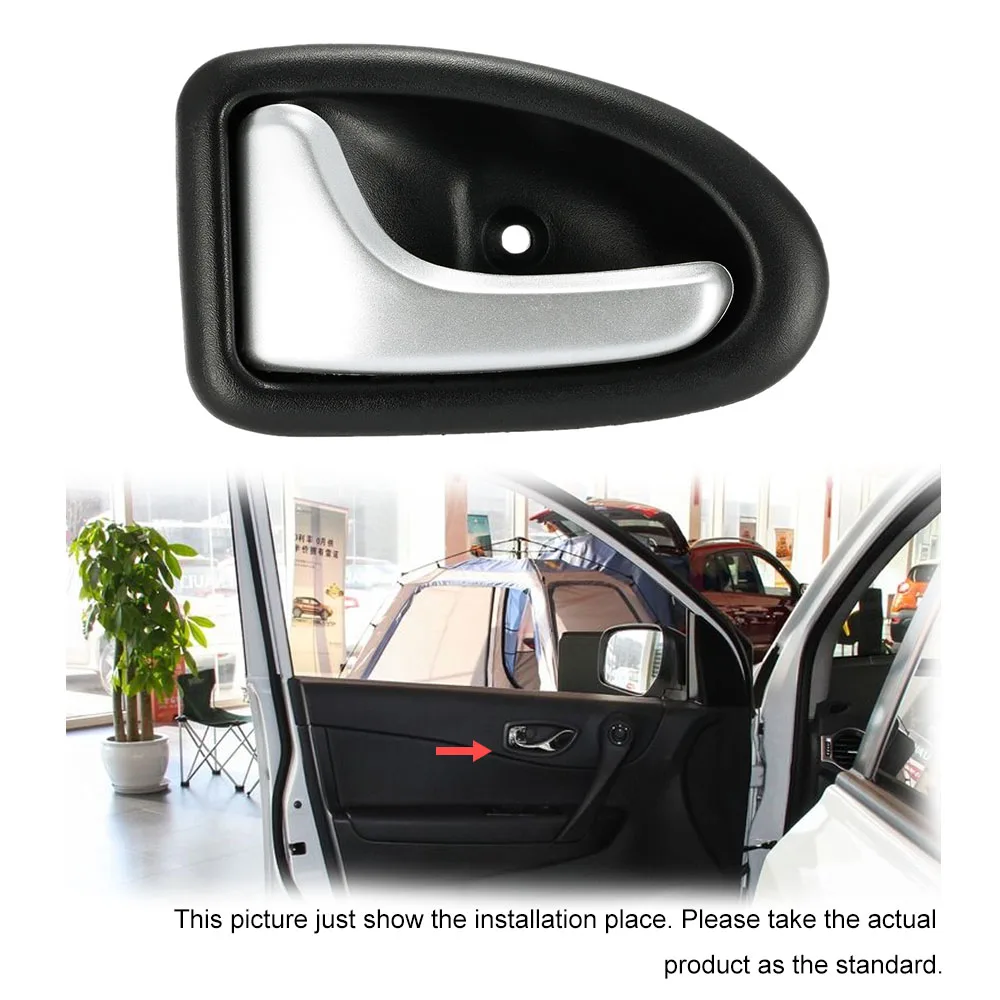 KKMOON Black Left Side Car Interior Door Handle Knob Hand Handles For
