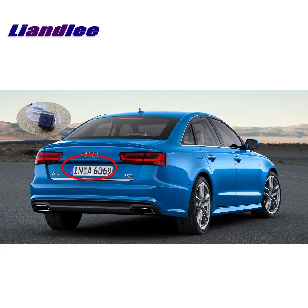 Liandlee(устройство цифровой записи) заднего вида Камера для Audi A6 A6L 2012 2013-/использования парковочной Камера HD CCD Ночное видение