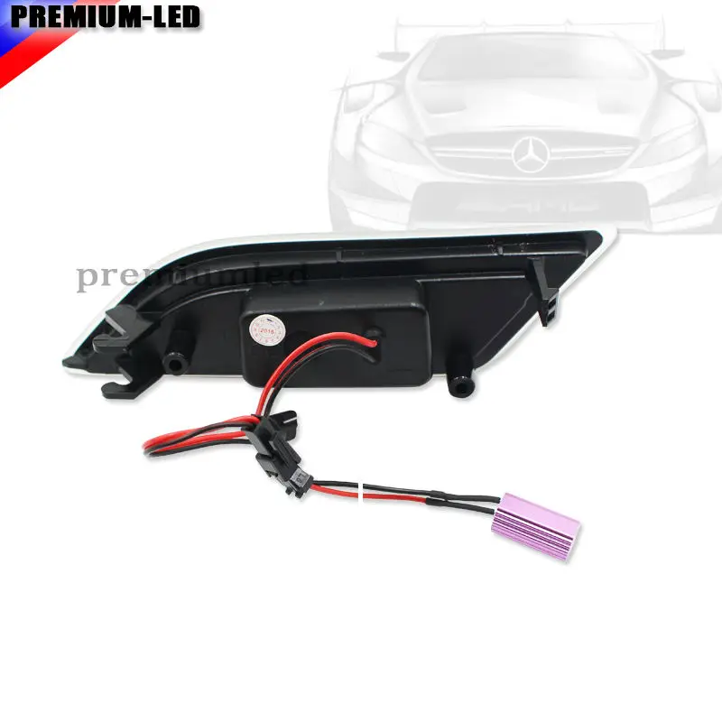 2 Euro Geraucht Objektiv Bernstein Fuhrte Seitenmarkierungsleuchten Fur 2012 2014 Mercedes Benz W204 Lci C250 C300 C350 Limousine Coupe Euro 2 Euro 4euro Light Aliexpress