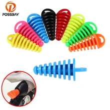 POSSBAY 15-38 мм мотокросса 4 глушитель выхлопной трубы глушитель моющийся штекер скутер для кафе гонщик мотоцикл мыть штекер