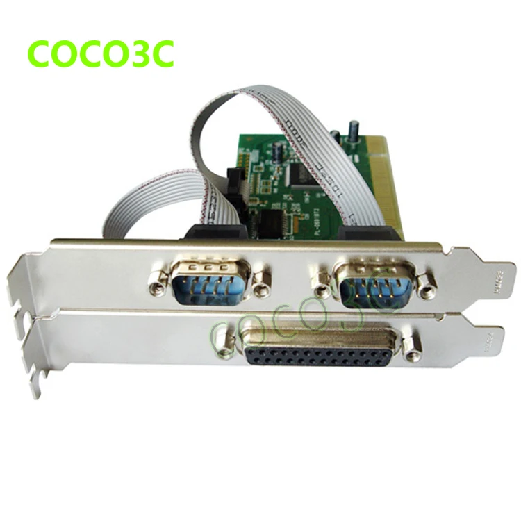 Комбинированный 2 серийный + 1 параллельный контроллер IEEE 1284 PCI плата RS 232 com