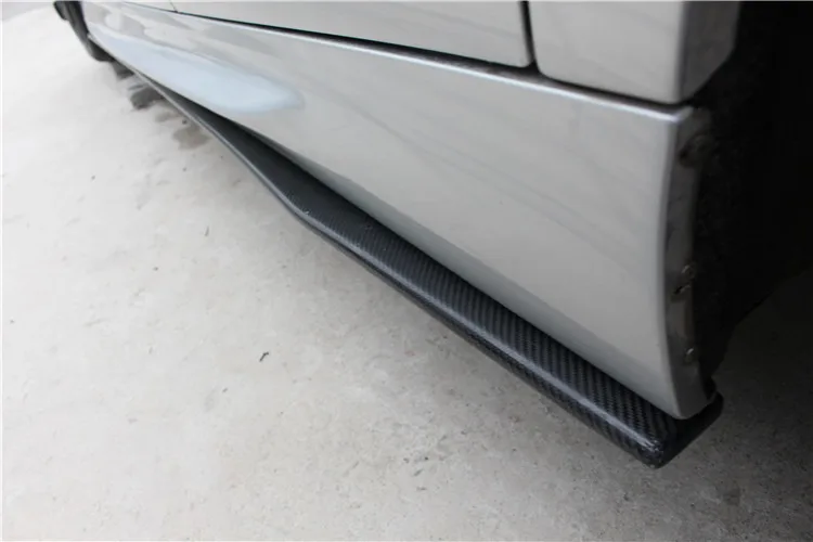 Углеродного волокна бампер боковой юбки сплиттеры для BMW F06 F12 F13 640i 650i 2013- M-tech M-Sport M6