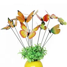 Garden Ornament Garden Decor Lifelike Lawn Decoration Garden Art Butterfly/Dragonfly Yard Plastic Creative