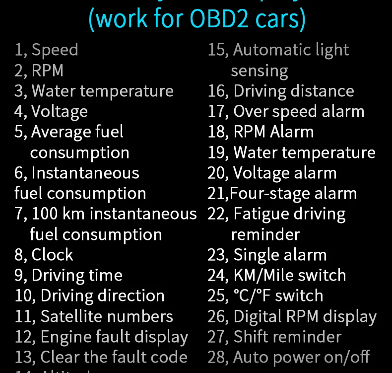 Новейший C800 2 в 1 HD OBD2 автомобильный HUD бортовой компьютер скоростной проектор gps измеритель скорости дисплей на голову охранная сигнализация автомобиля HUD