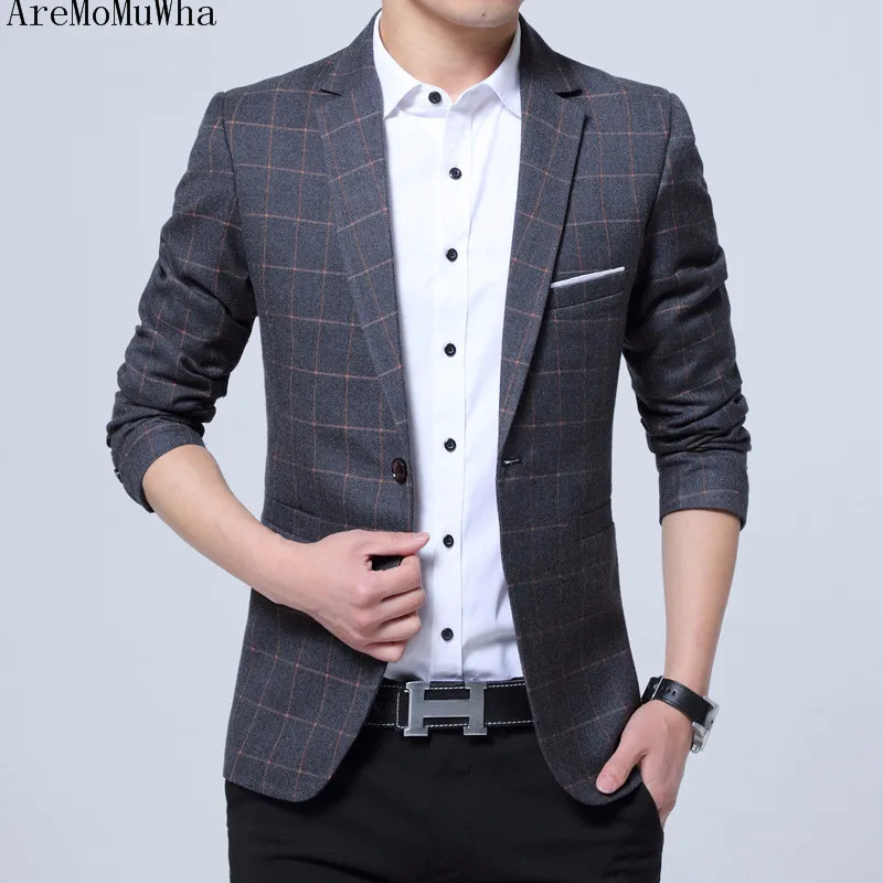 AreMoMuWha стиль Мужская повседневные комплекты мужской одежды корейской версии Западного Стильные костюмы мужские костюмы и бизнес-QX109