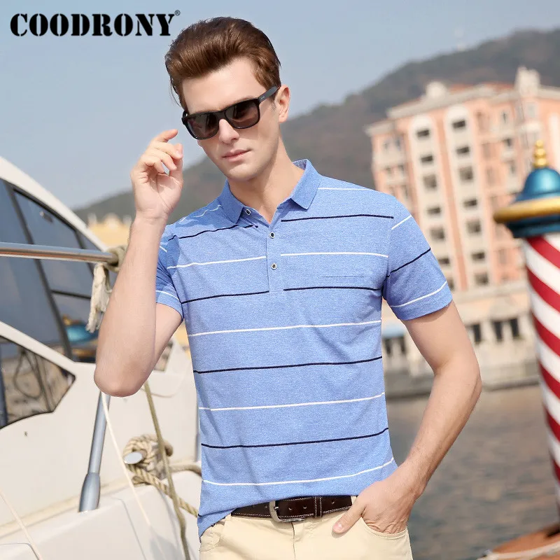 COODRONY Summer Streetwear Casual Men's T-Shirts Soft Cotton T Shirt Men Striped Short Sleeve Pocket T-Shirt Men Clothing S95059 COODRONY Summer Streetwear Casual Men's T-Shirts Soft Cotton T Shirt Men Striped Short Sleeve Pocket T-Shirt Men Clothing S95059