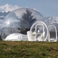 3/4/5 m/10 13/16ft Открытый Кемпинг надувной пузырь палатка Большой DIY House украшения купольная палатка для кабины Lodge будут проходить воздушные пузырьки прозрачная палатка
