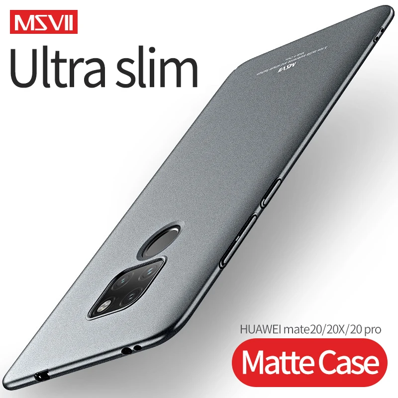 

Cases For Mate 20 X MSVII Hard PC Protection Cover Ultra Slim Matte Case Cover For Huawei Mate20 Mate 20 X Lite Pro Phone Case