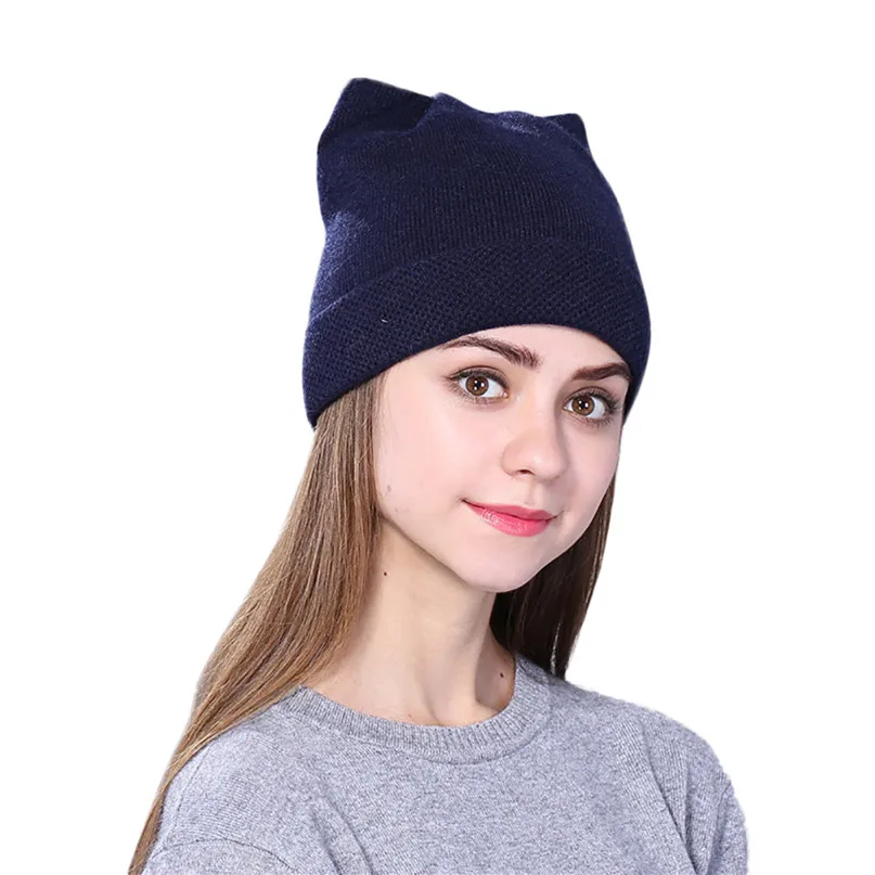 Knitting Wool gorros reversible hat snowboard Winter Ski hat CAP Hat Beanie Hiking Caps men women gorras hat wholesale #2s24 (7)