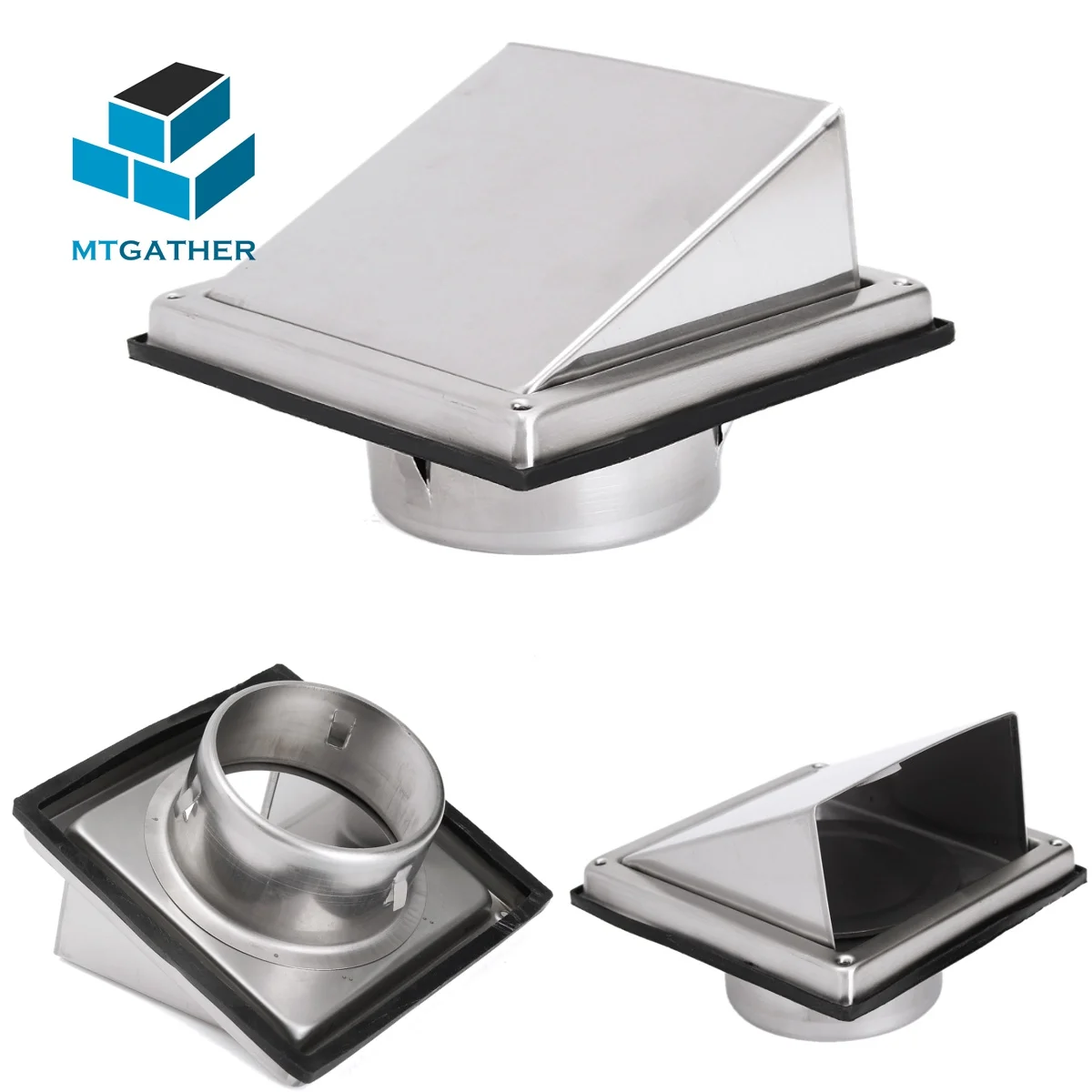 MTGATHER Stainless Steel Wall Air Vent Ducting Ventilation Exhaust Grille Cover Outlet Heating Cooling & Vents Vents MTGATHER Stainless Steel Wall Air Vent Ducting Ventilation Exhaust Grille Cover Outlet Heating Cooling & Vents Vents
