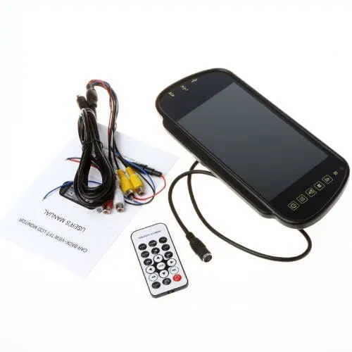 

Bluetooth 7 Inch TFT Color LCD car monitor MP5 Car Rearview Mirror Monitor Support SD USB car rear view monitor