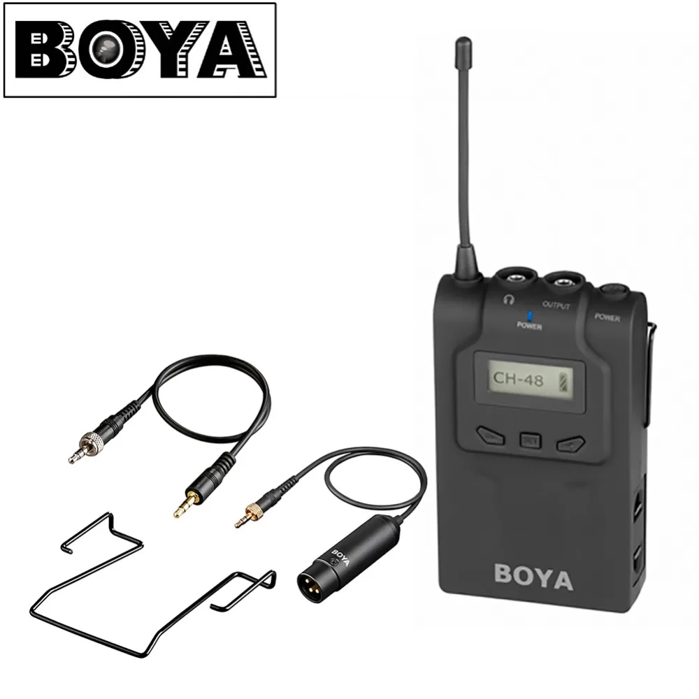 BOYA BY-WM6R Microphone Wireless Bodypack Receiver for Receiver A BY-WXLR8 BY-WHM8 BY-WM6 Transmitter BY-WM8T Ccamcorder Camera BOYA BY-WM6R Microphone Wireless Bodypack Receiver for Receiver A BY-WXLR8 BY-WHM8 BY-WM6 Transmitter BY-WM8T Ccamcorder Camera