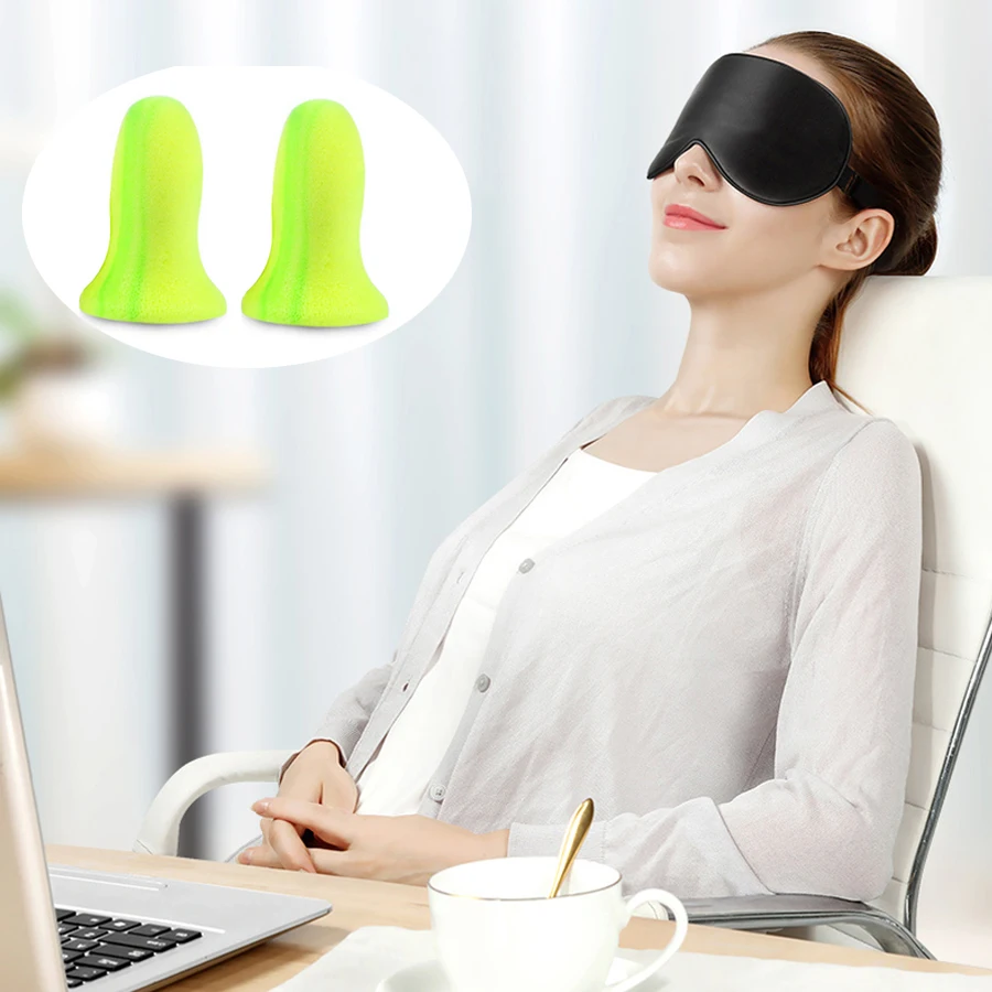 

High Quality Sleep Mask Soft Silk Sleeping Eye Mask With Free Earplugs Aid Anti Snoring Slaapmasker For Creative Relaxing Sleep