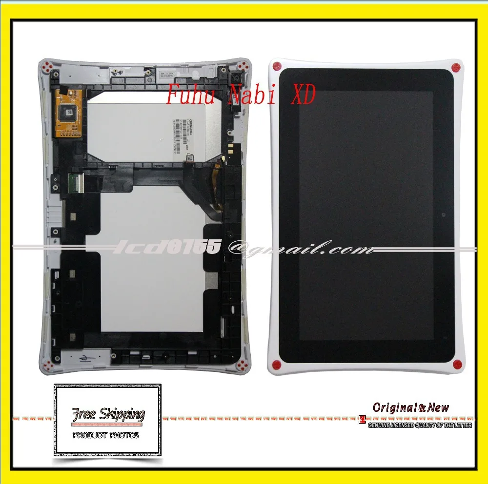 

Replacement For Fuhu Nabi XD Capacitive Tablet Touch Screen Digitizer LCD Display Lens Frame 10.1"