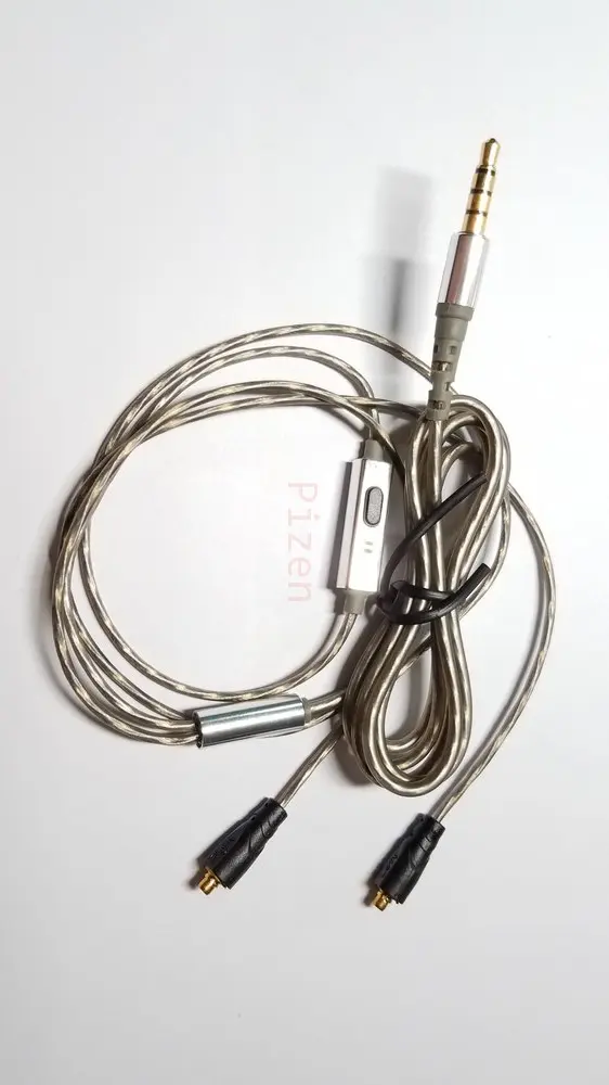 senfer DT2 plus Earphone Replacement earphone Single Crystal Copper Wire Detach Cable For Shure SE215 SE315 SE425 SE535 SE846