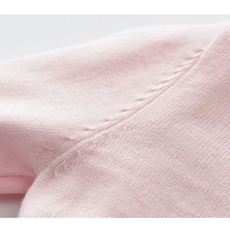 Весенне-осенние детские комбинезоны, вязаная одежда для новорожденных девочек, одежда для малышей синего и розового цвета, От 0 до 2 лет для мальчиков и девочек