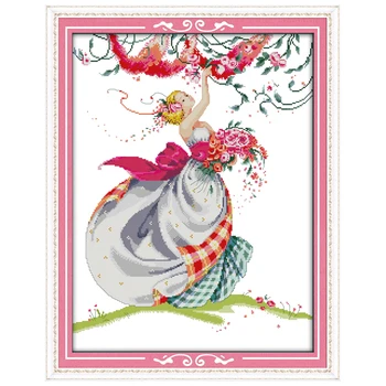 

Harvest Roses Counted Cross Stitch 11CT 14CTCross Stitch Sets Cross Stitch Kits for Embroidery Home Decor Needlework