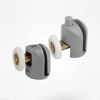 

2pcs/lot pop up shower room pulley wheels, brass shower bearing rollers for shower cabin accessories