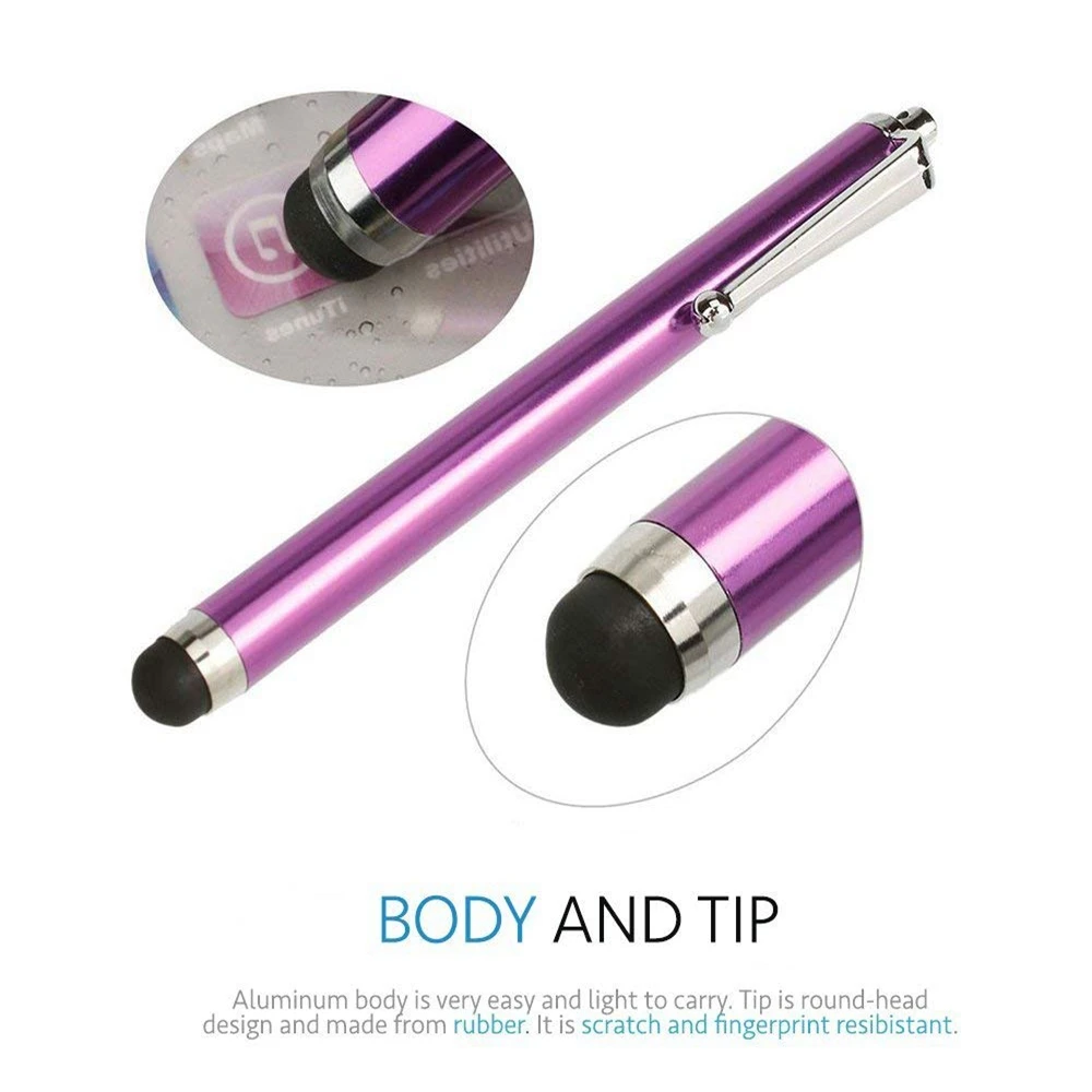 Oppo A72 Stylus Pen EverTouch Capacitive Stylus Fiber Tip Capacitive Stylus Pen for Oppo A72 Jet Black BoxWave