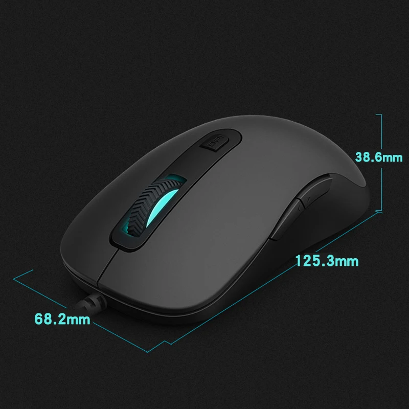 Подлинная Rapoo USB Проводная игровая мышь Эргономичный с умный свет 3000dip Pro Gamer мыши