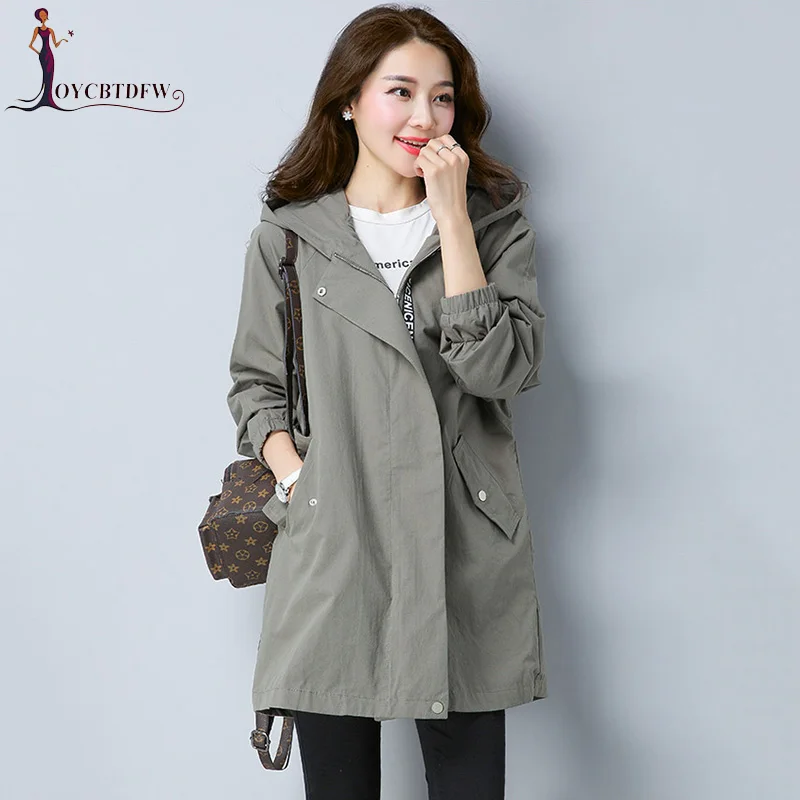 Large size Harajuku Autumn Trench Coat Women 2018 New Fashion Pure Color Loose Leisure Long-sleeved Women Coat Windbreaker NO258 Large size Harajuku Autumn Trench Coat Women 2018 New Fashion Pure Color Loose Leisure Long-sleeved Women Coat Windbreaker NO258