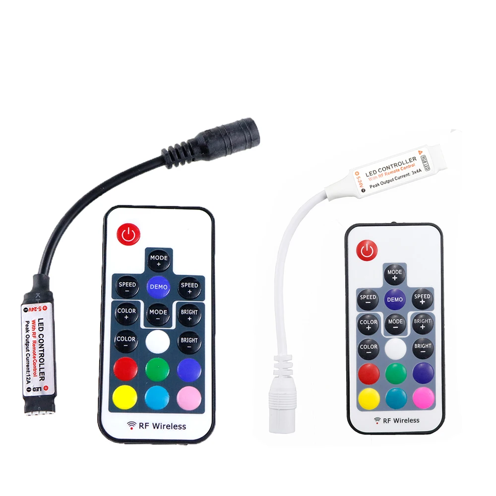 Details about / 5-24V Smart LED RGB Bluetooth Controller USB IR Remote For 3528 5050 Light Strip