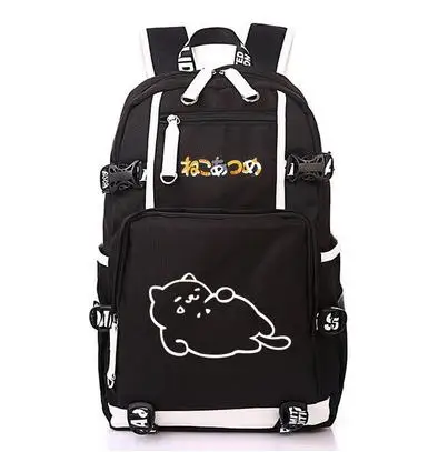 F Аниме милый Неко Atsume кошачий двор Многофункциональный рюкзак мультфильм книжная Сумка дорожная плечевая сумка школьный портфель рюкзак для подростков - Цвет: F