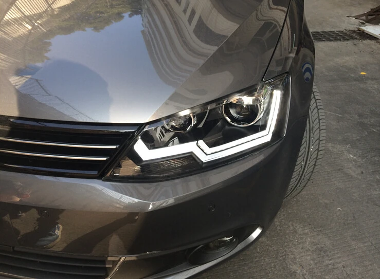 Авто Clud 2011 2014 для vw jetta головной светильник s VW MK6 светодиодный автомобиля Стайлинг