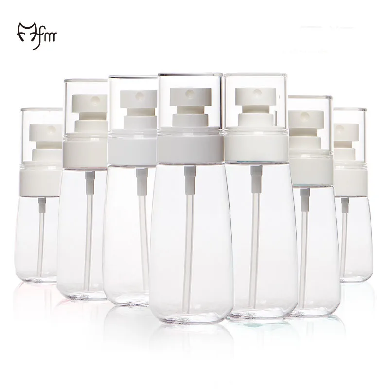 

FM 30ml 50ml 100ml Empty Perfume Mist Spray Plastic Refillable Bottle Moisturizing Skin Spray Cosmetic Bottle Multifunction