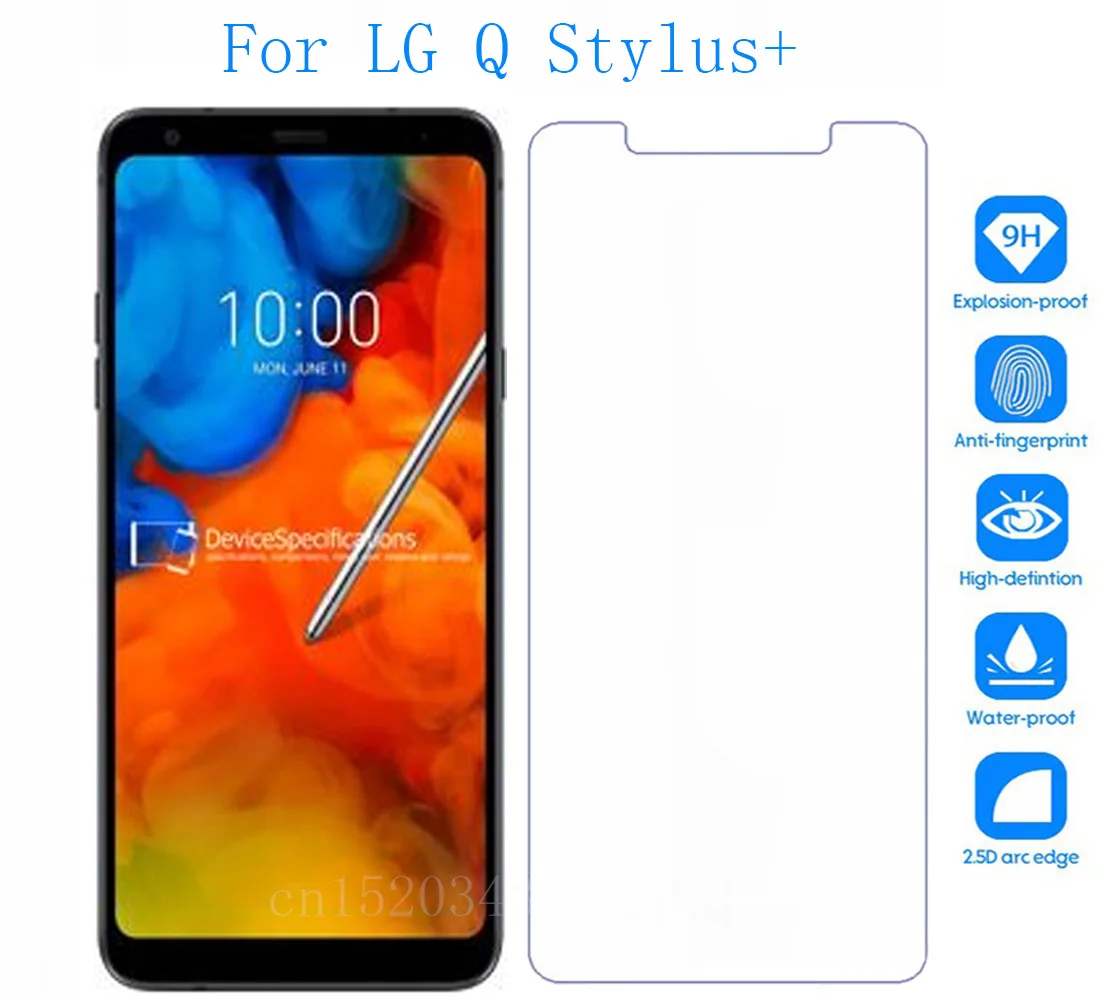 Vetro Temperato Per Lg Q Stylus + Protezione Dello Schermo Del Telefono Pellicola Di Protezione Della Copertura Dello Schermo Per Lg Q Stylus +