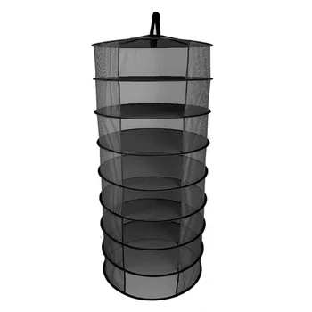 

Behogar 2ft 8-Compartment Breathable Hanging Drying Net Rack for Garden Courtyard Beans Herbs Plants Petals Buds Lavender