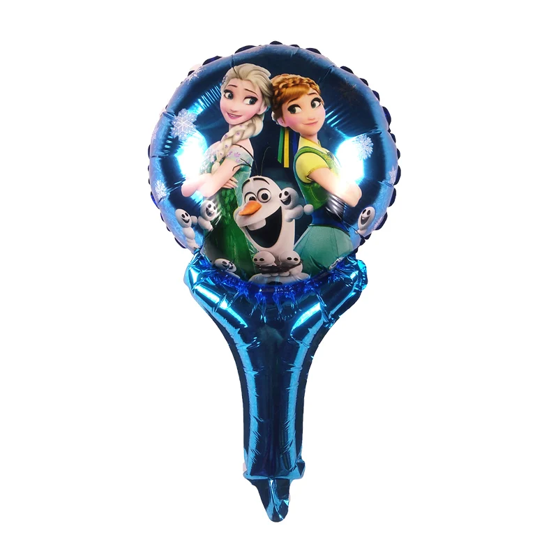 Горячая 1 шт. мини-палка мультфильм пять воздушный шар с принцессой детский душ День рождения праздничные украшения: воздушные шары подарок для девочки воздушный шар