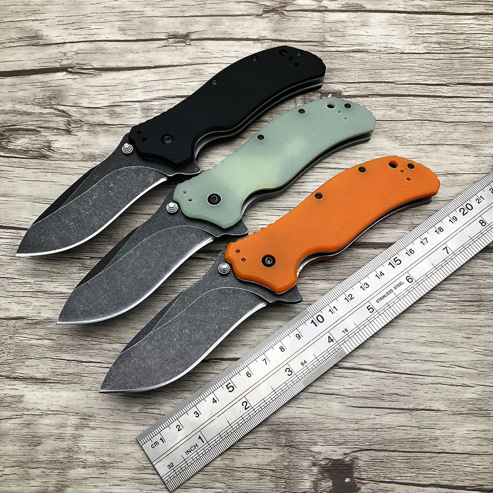 Складной тактический нож ZZSQ 0350BW G10 ручка подшипник карманный кемпинг охота