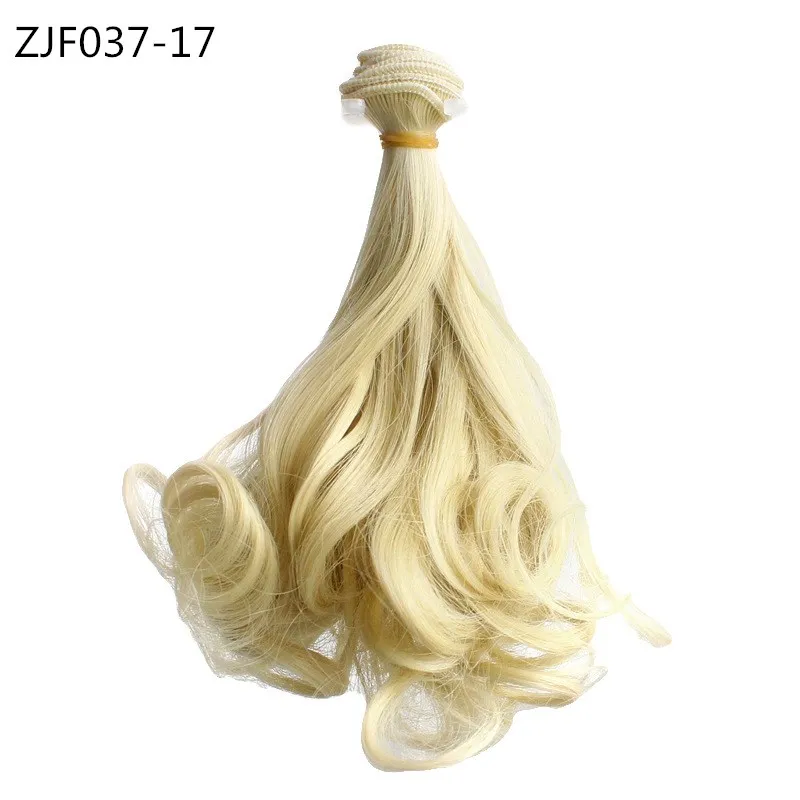 Hair For Dolls 15cm*100cm Long Curly BJD Wigs BJD Dolls Accessories Synthetic Pear Flower Tresses for Toys For Girls