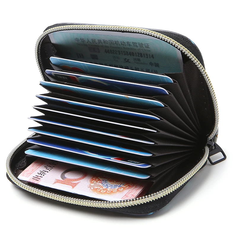 JANE'S/кожаный брендовый милый чехол для визиток с 9 слотами для девушек, сумка для кредитных карт, держатель для карт, банка на молнии, клатч, женский кошелек, кошелек для монет