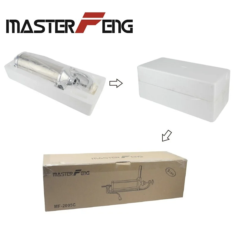 Ручной шприц для приготовления колбасы устройство из нержавеющей стали