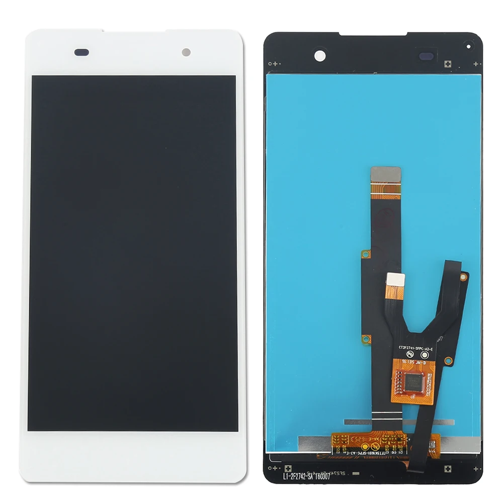 

White LCD Display + Touch screen Digitizer Assembly Replacement For Sony Xperia E5 F3311 F3313  Free Shipping