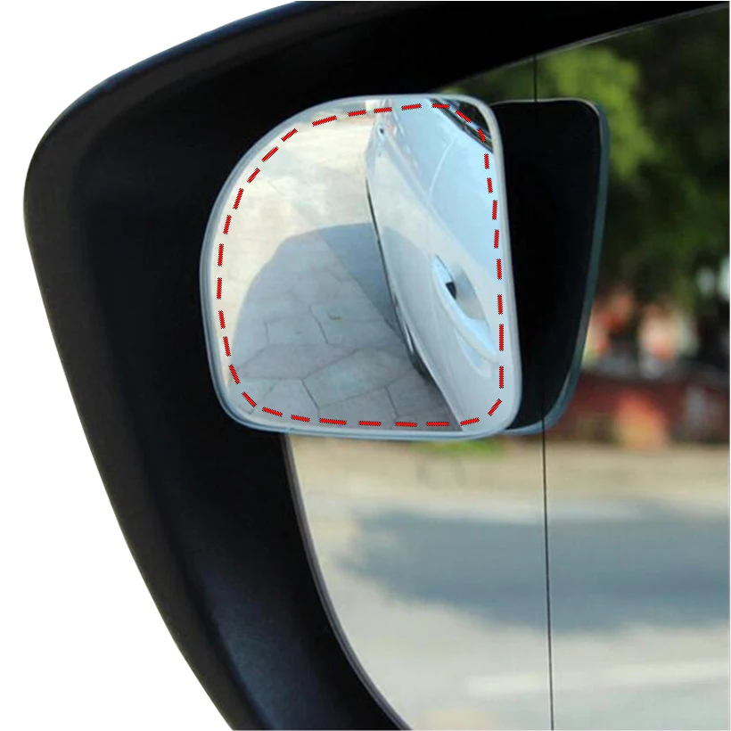 

1 pair YASOKRO Wide Angle Side Rear Mirrors frameless ultrathin Wide Angle & Blind Spot mirror for parking Auxiliary mirror