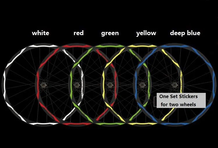 Clearance Two Wheel Sticker Set for SHIMANO 775 Mountain Bike Bicycle Rim Reflective MTB Cycling Decals 1