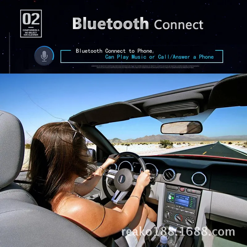 Авто радио 4,1 дюймов автомобиля Automagnitol Bluetooth FM/USB/SD/TF Full HD экран MP5 плеер Зеркало Ссылка радио-Кассетный проигрыватель